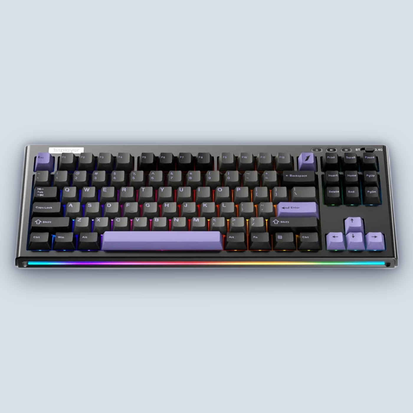 1stPlayer NEO87 RGB Midnight Violet Gaming Keyboard — image 2