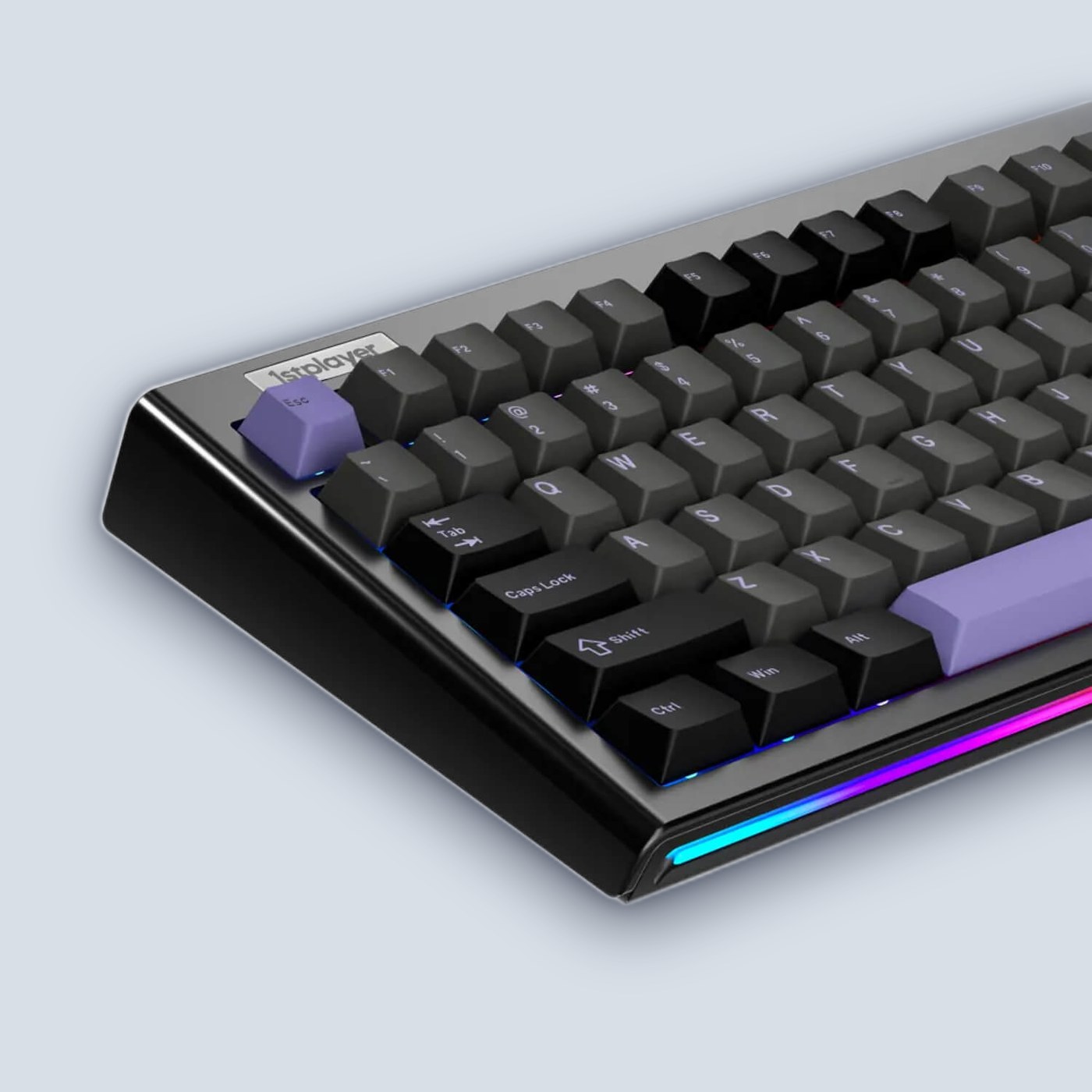 1stPlayer NEO87 RGB Midnight Violet Gaming Keyboard — image 5