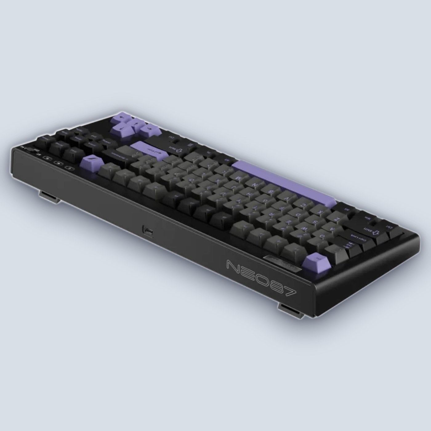 1stPlayer NEO87 RGB Midnight Violet Gaming Keyboard — image 4