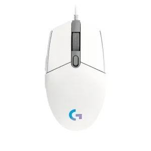 Logitech G203 Lightsync RGB Gaming Mouse (White)