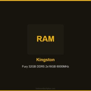 Kingston Fury 32GB DDR5 2x16GB 6000MHz