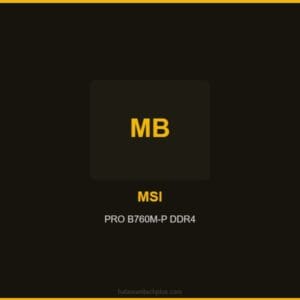 MSI PRO B760M-P DDR4