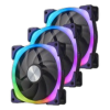Super Flower NEON ARGB 120mm Black 3-Pack Fans