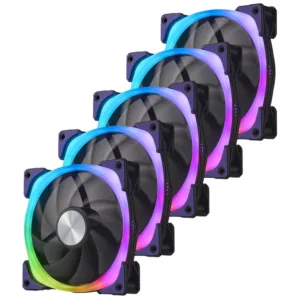 Super Flower NEON ARGB 120mm Black 5-Pack Fans