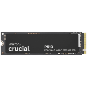 Crucial P510 1TB PCIe Gen5 NVMe M.2 SSD