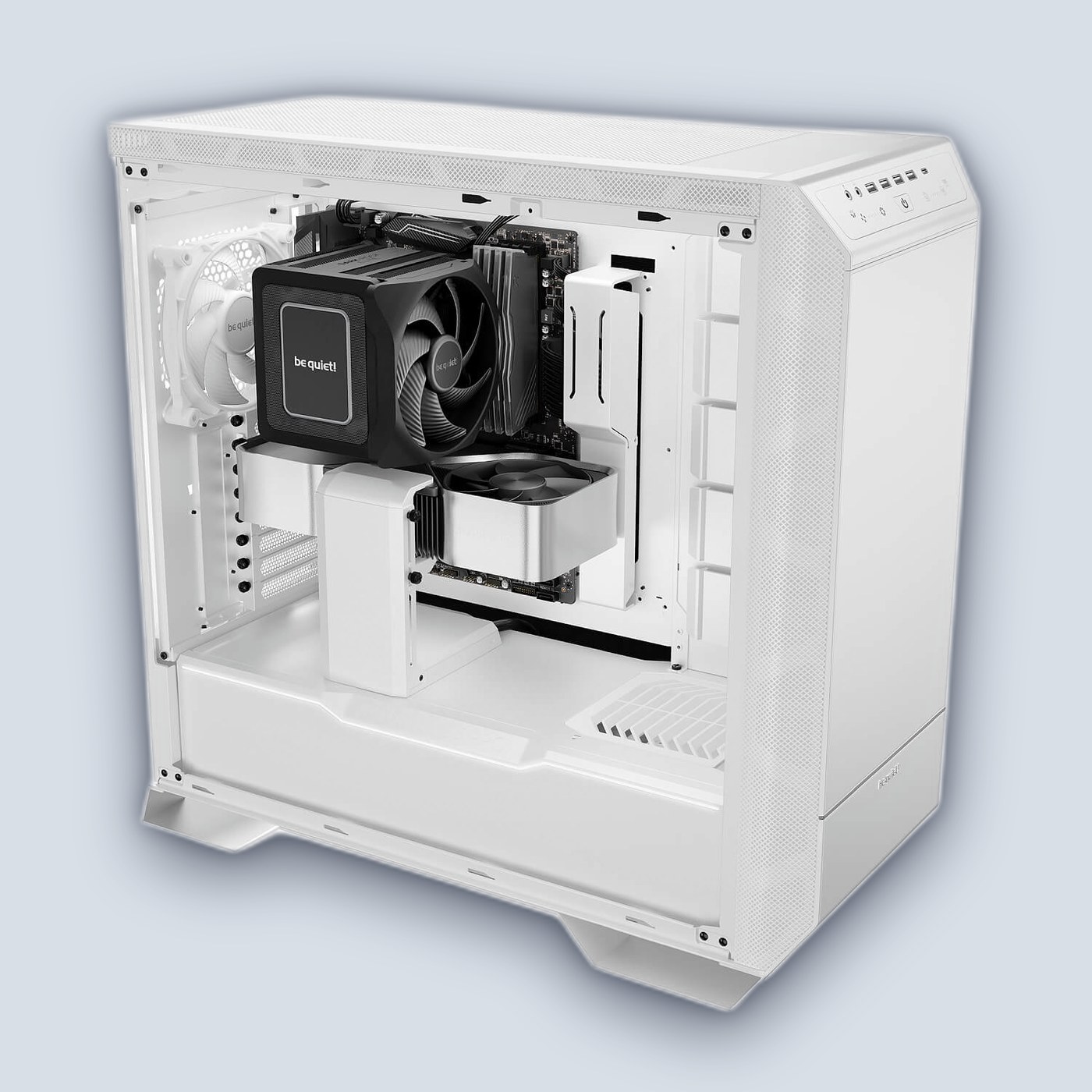 be quiet! DARK BASE PRO 901 White PC Case — image 3