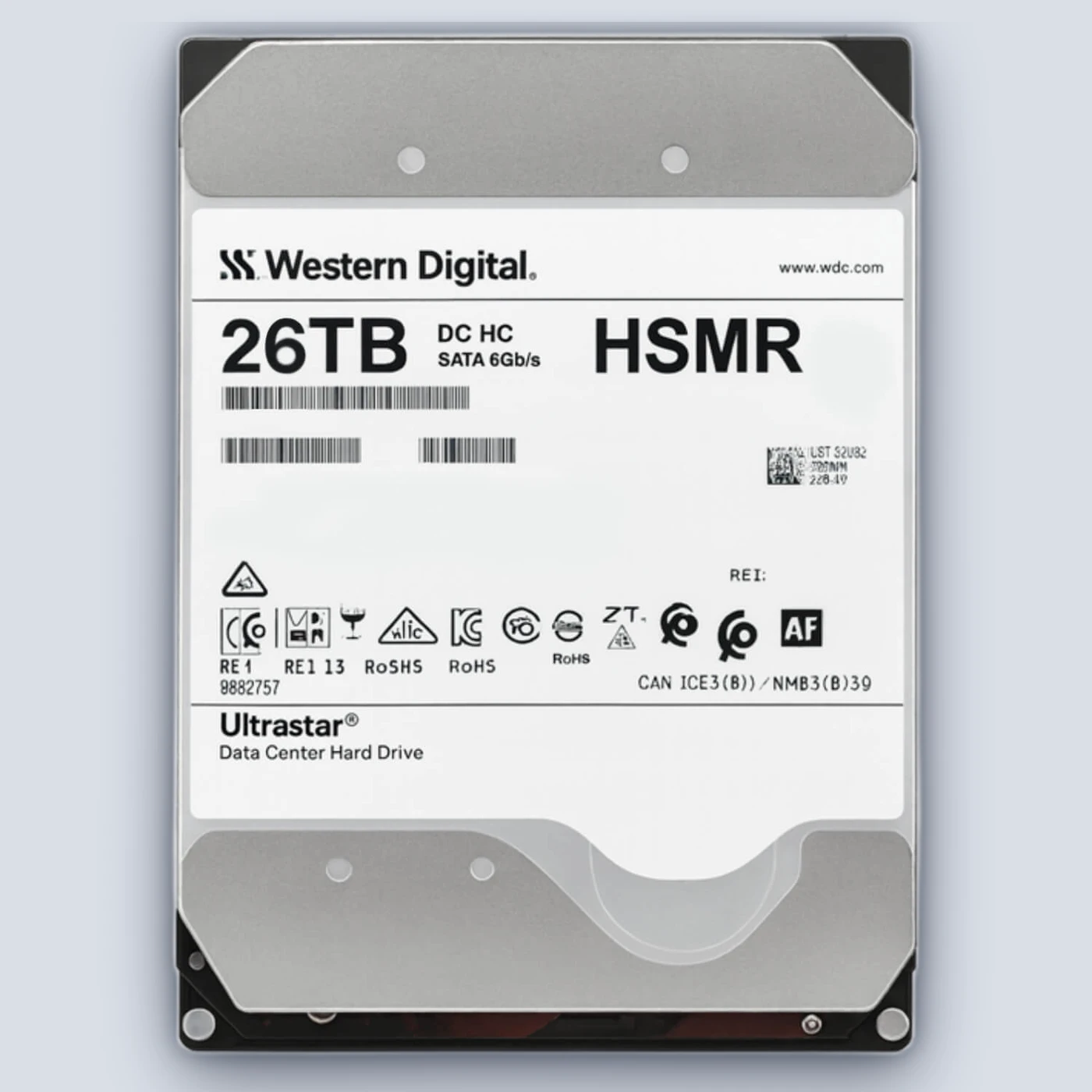 WD 26TB 512MB 7200 3.5″ Ultrastar DC HC695 SATA3 HDD