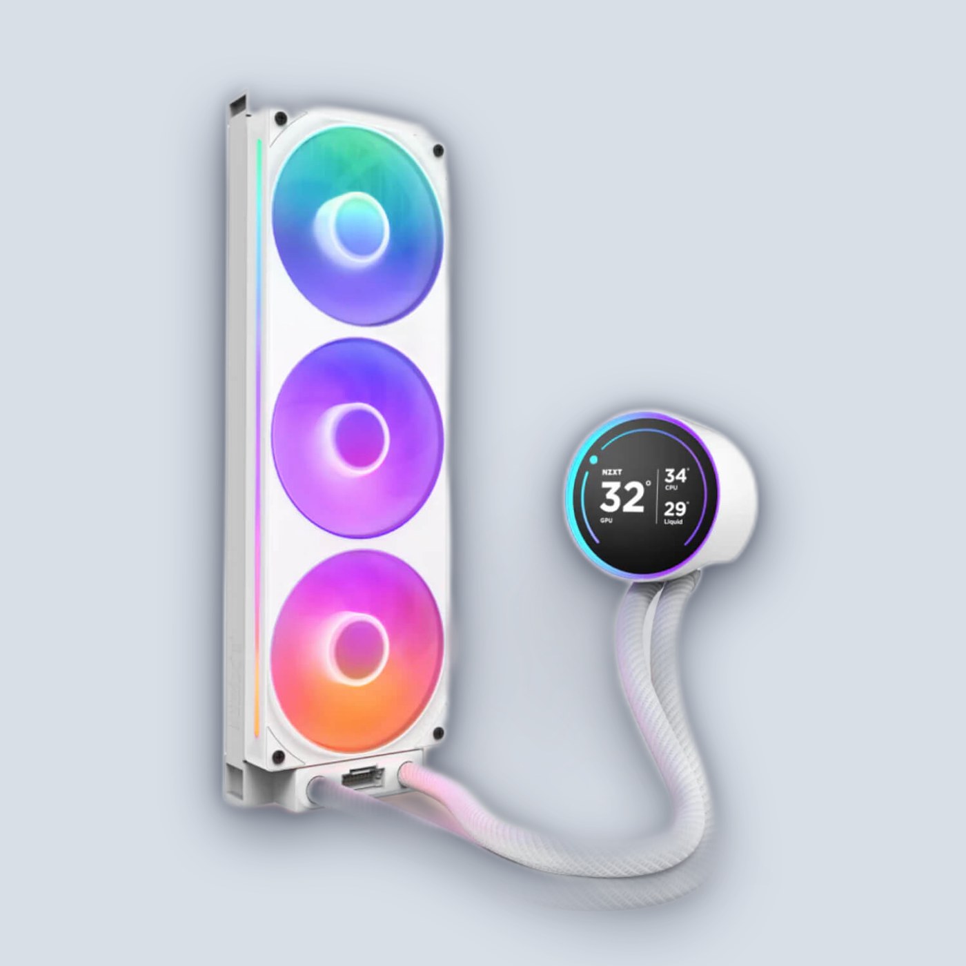 NZXT Kraken Elite 360 RGB 360mm White CPU Liquid Cooler — image 2