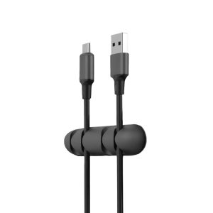 Green Lion – 8 in 1 Cable Organizer – Black