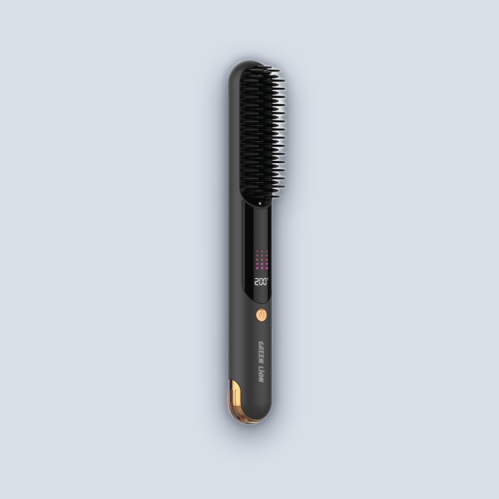 Green Lion Infrared Hair Comb – Black