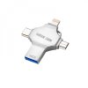 Green Lion Green Lion 4-in-1 USB Flash Drive 64GB – Silver