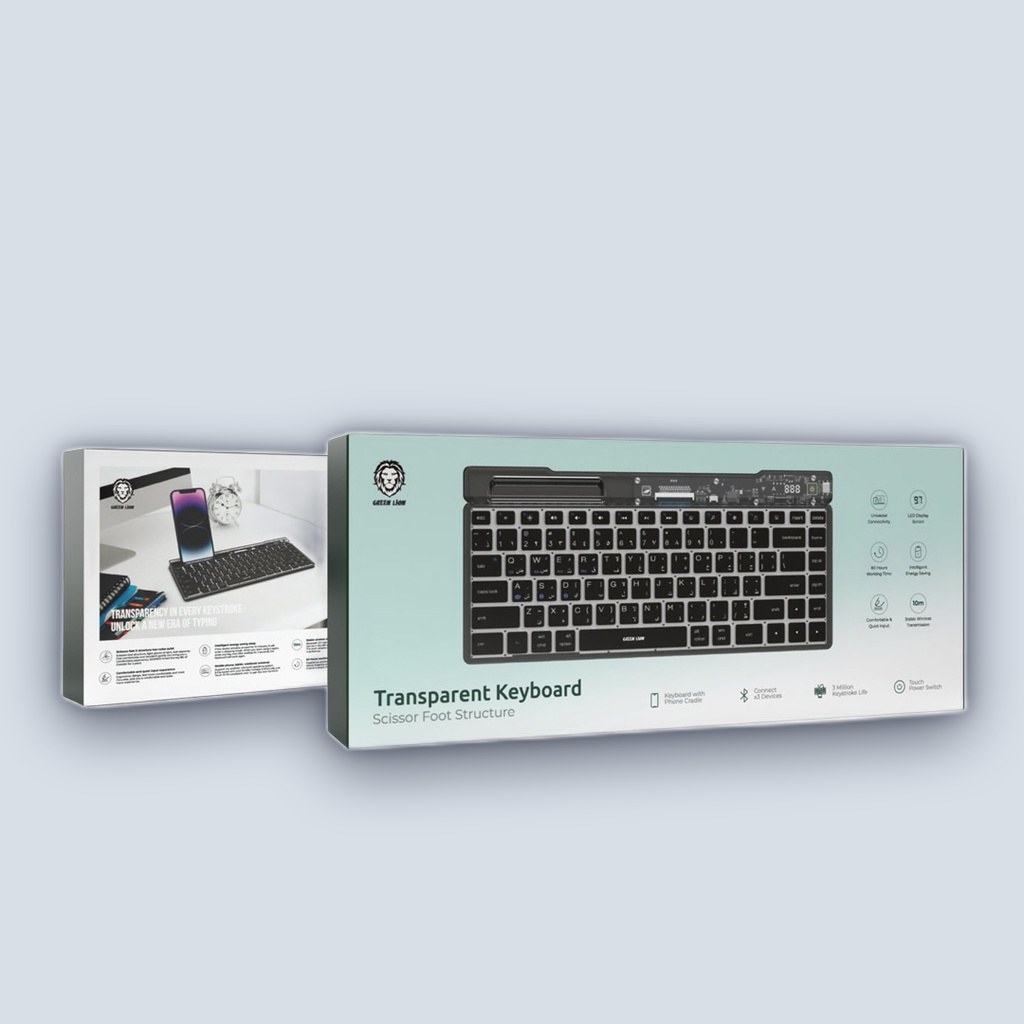 Green Lion Green Lion – Transparent keyboard – Black