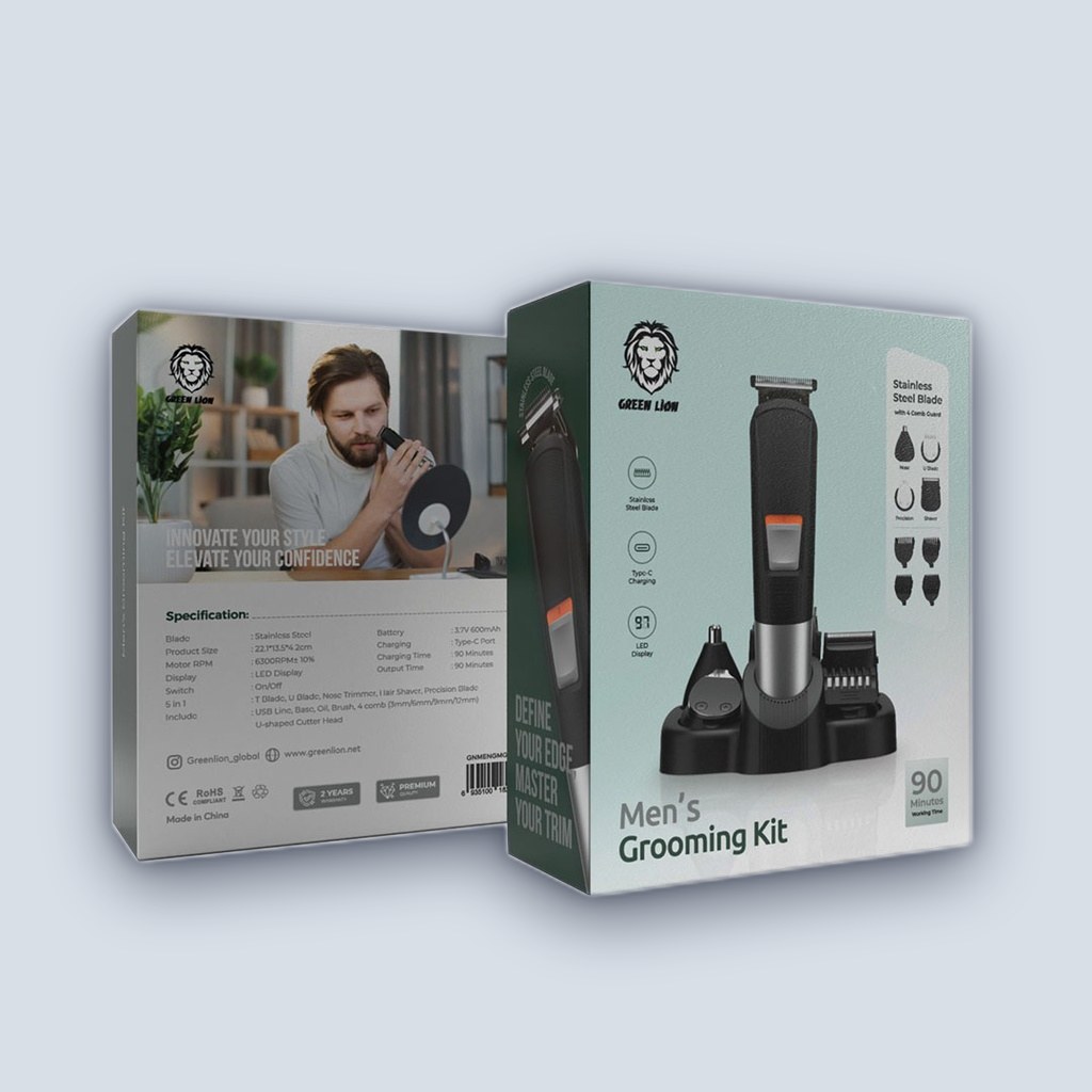 Green Lion Green Lion – Men Grooming Set – Black