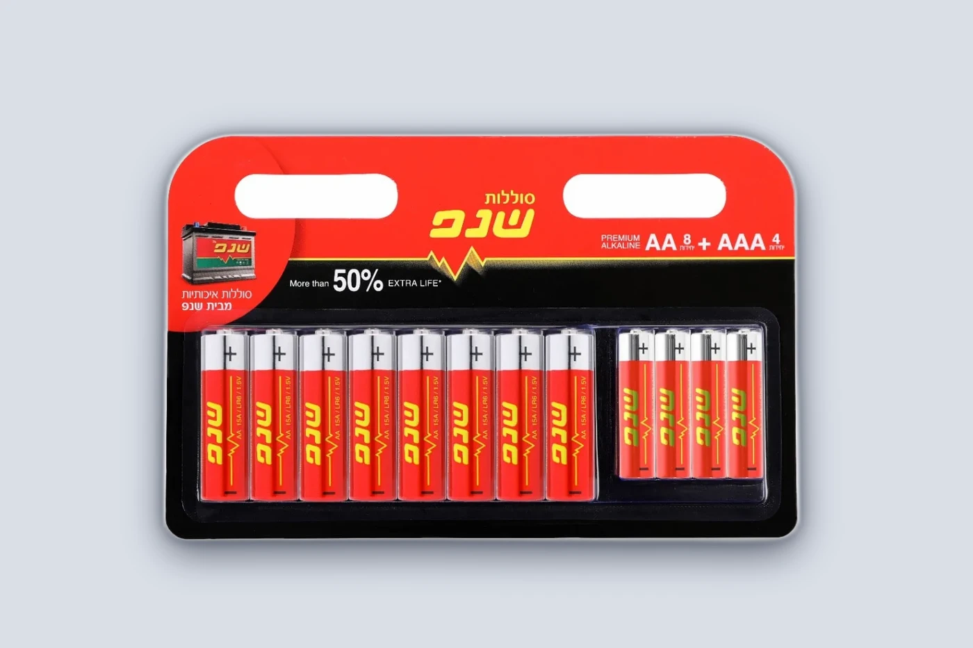 Schnapp AA + AAA Batteries (8+4 Pack)