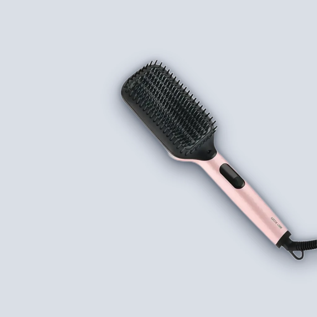 Green Lion Straightener Comb – Pink
