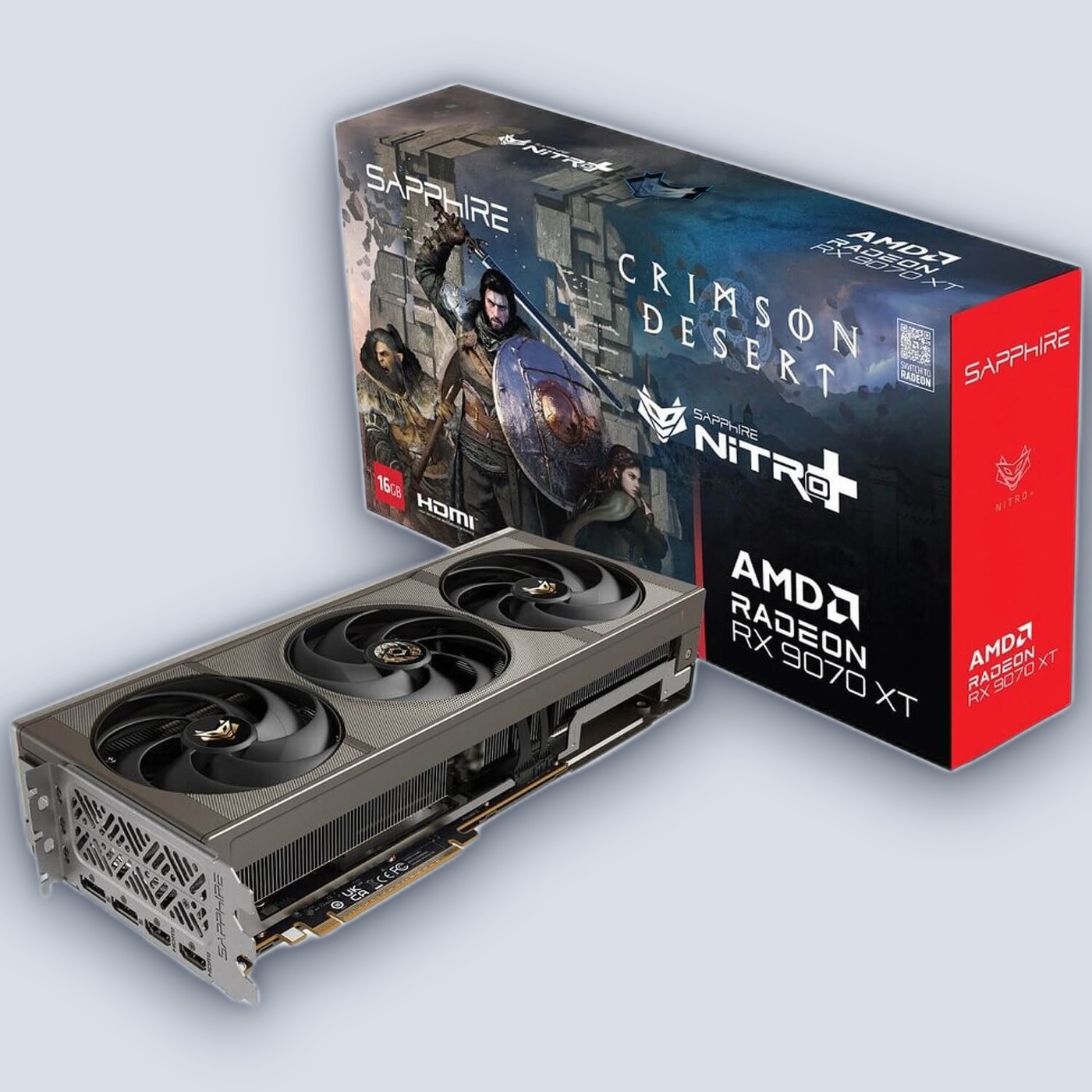 Sapphire NITRO+ RX 9070 XT GAMING OC 16GB Crimson Desert Edition