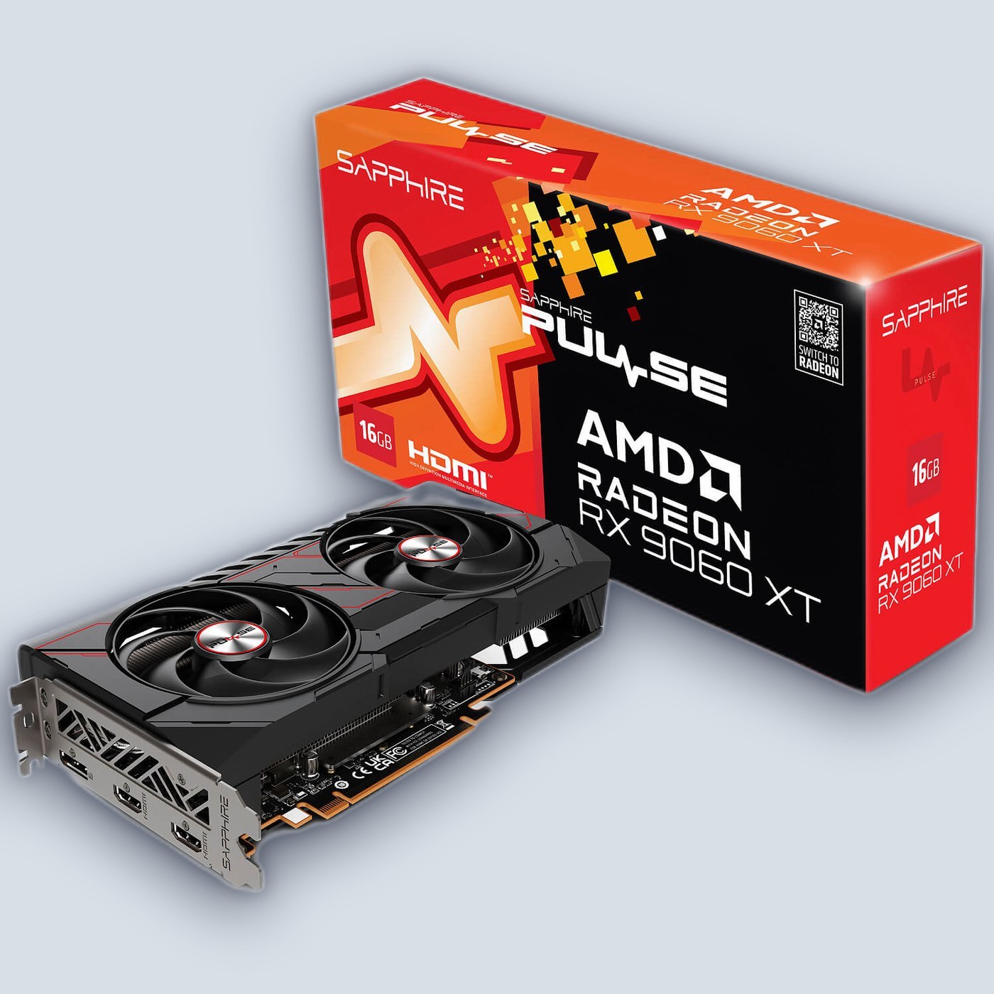 Sapphire PULSE Radeon RX 9060 XT GAMING OC 16GB