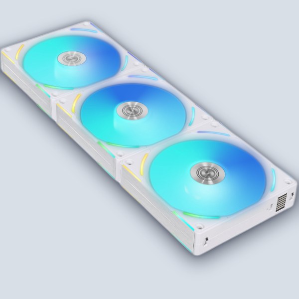 LIAN-LI Cooler 120mm AL120V2-3W UNI White 3-Fan