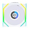 Lian-Li UNI SL Wireless LCD 120mm Reverse White Fan