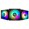LIAN-LI Cooler 120mm ARGB ST120-3 Black - 3 Fan