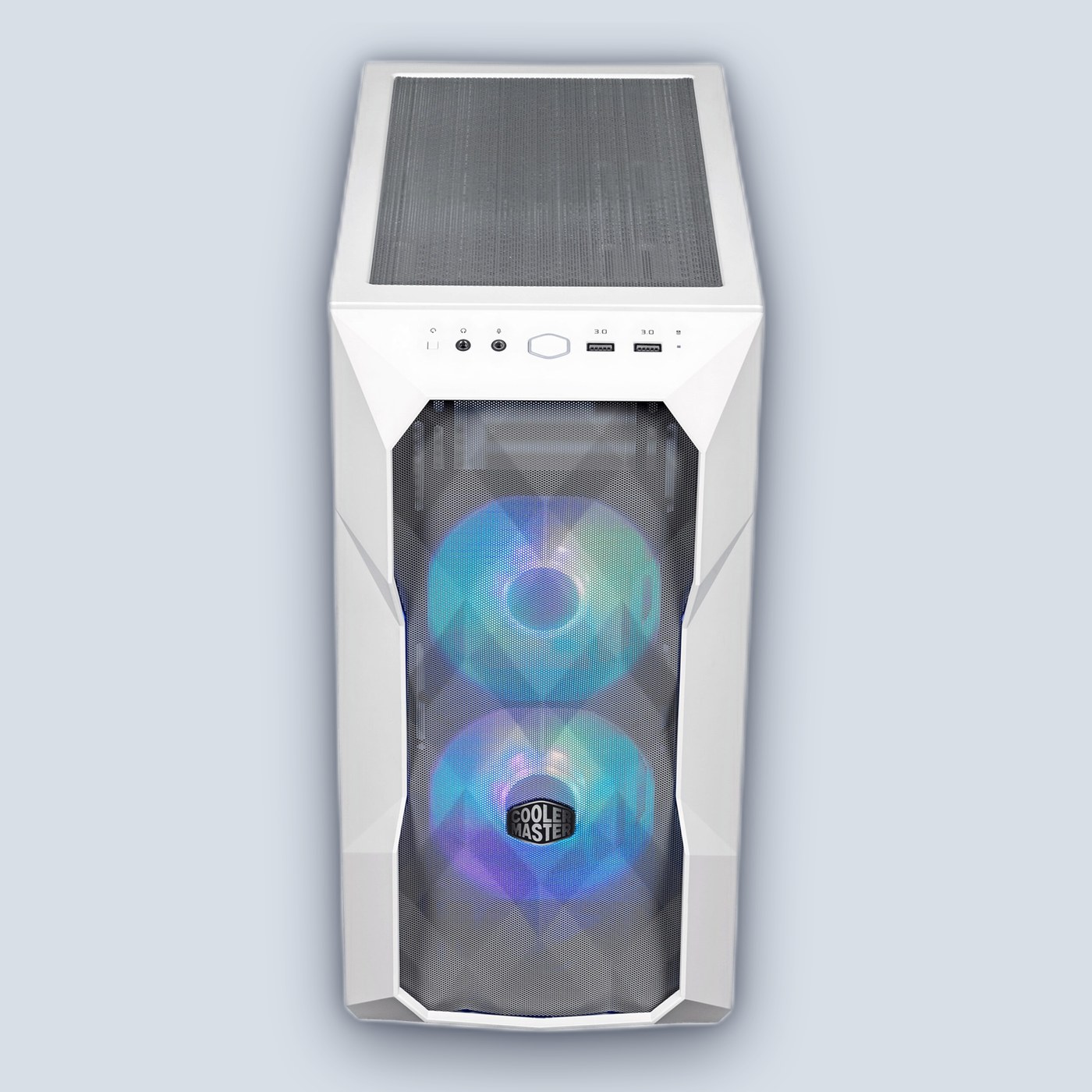 CoolerMaster MasterBox TD300 Mesh White PC Case — image 4