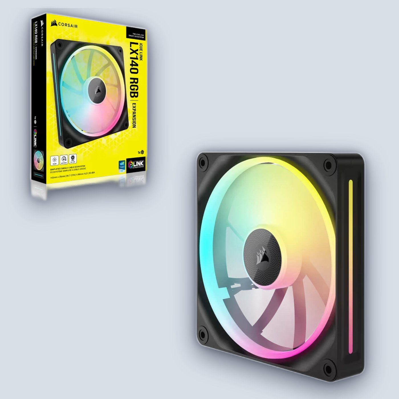 Corsair iCUE LINK LX140 RGB 140mm PWM Single Fan — image 2