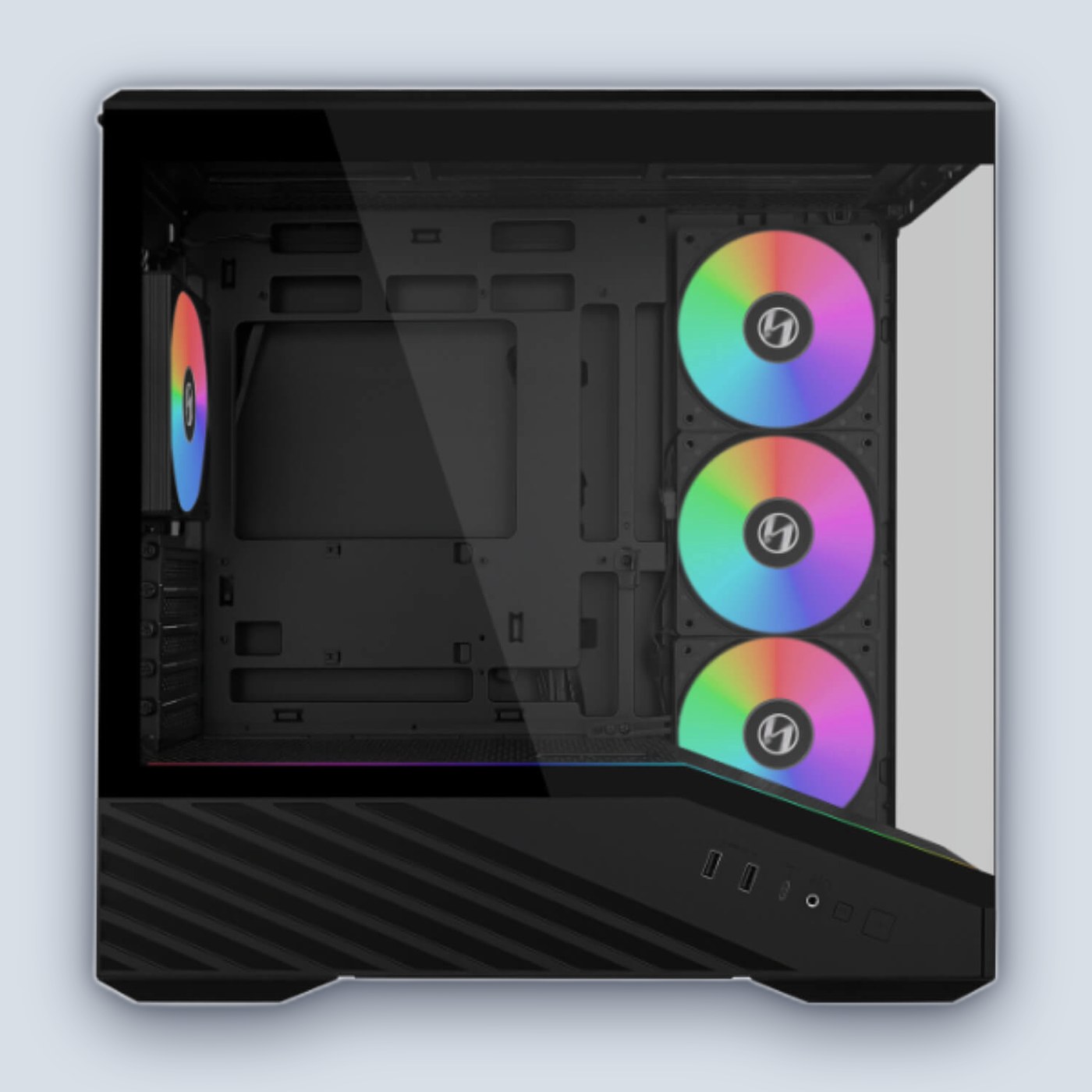 Lian-Li Vector V100R Mini Black PC Case — image 2