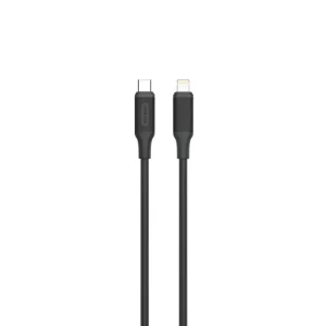 Green Lion USB-C to Lightning PVC Cable 3M – Black