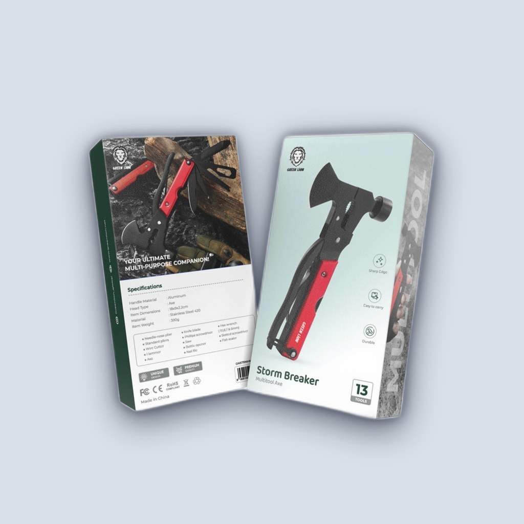 Green Lion Green Lion Storm Breaker Multi Axe Hammer – Red