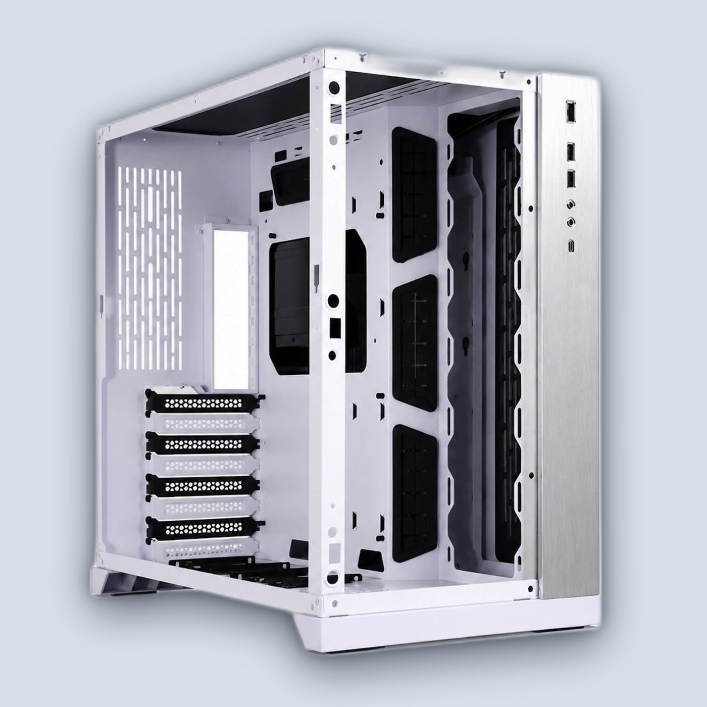 LIAN-LI Full Tower Case PC-011 Dynamic White — image 5