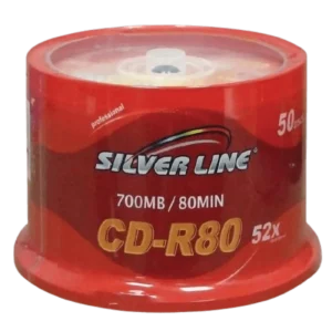 Silver-Line 50 CAKE CD-R 80 Min 700MB 52x Silver Line Disc