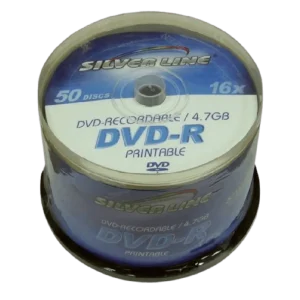 Silver-Line 50 PRINTABLEX16-R DVD-R/+R 4.7GB X16 Silver Line Disc