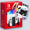 NINTENDO SWITCH OLED WHITE + ערכת אביזרים 12IN1