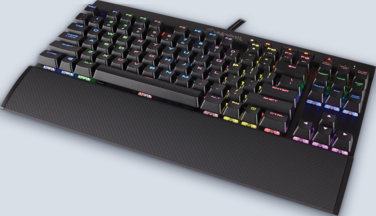 Corsair K65 RGB RAPIDFIRE Cherry MX (Hebrew/English) Mechanical Gaming Keyboard — image 3