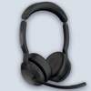 Jabra Evolve2 55 MS USB-A Stereo Wireless Over-Ear Headset with Built-in Mic