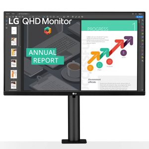 LG 27″ Ergo IPS QHD 75Hz 5ms Monitor