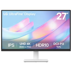 LG 27″ UltraFine IPS 4K UHD 60Hz 5ms Monitor (27US500)