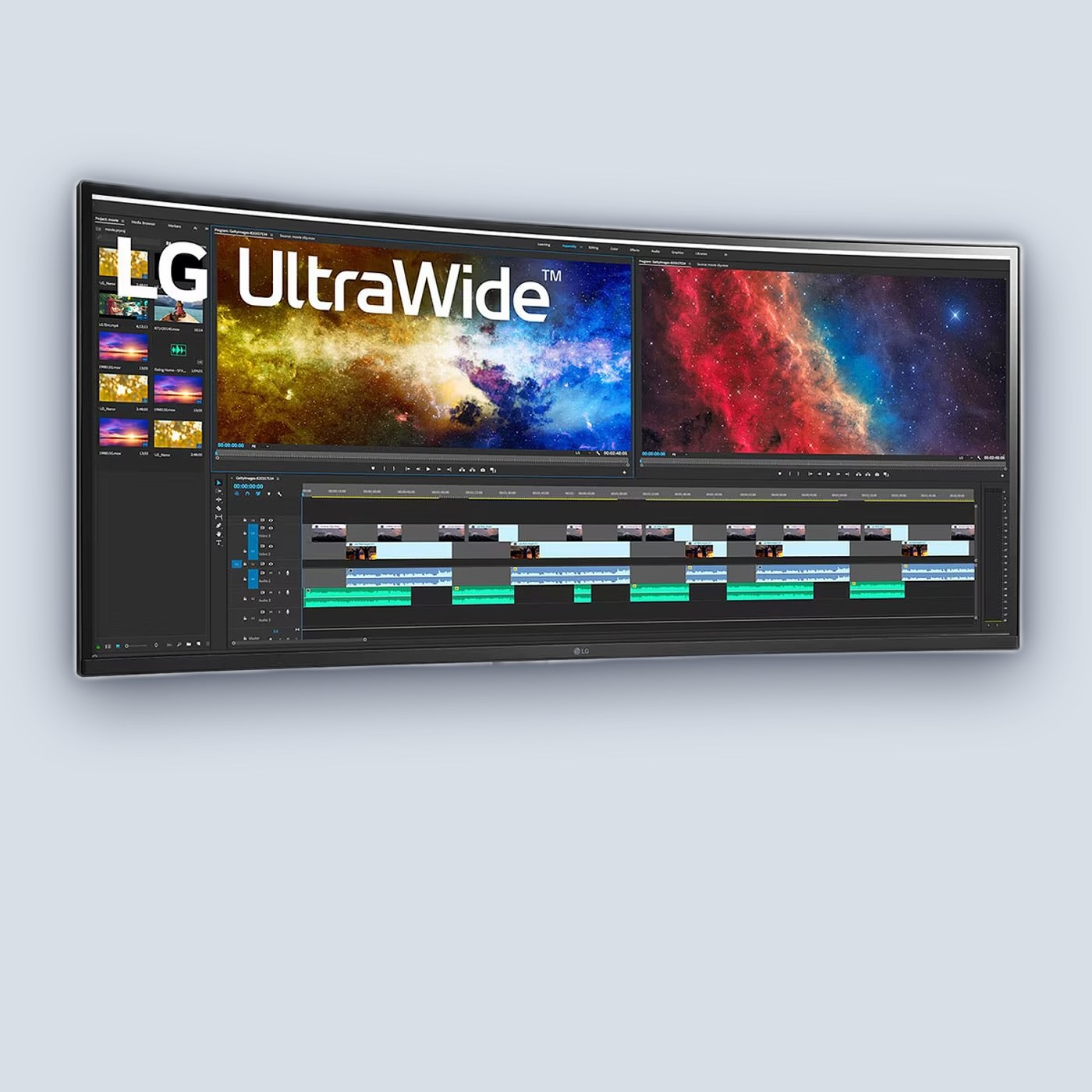 LG 37.5" UltraWide IPS QHD 75Hz 5ms 2300R Curved Monitor — image 3