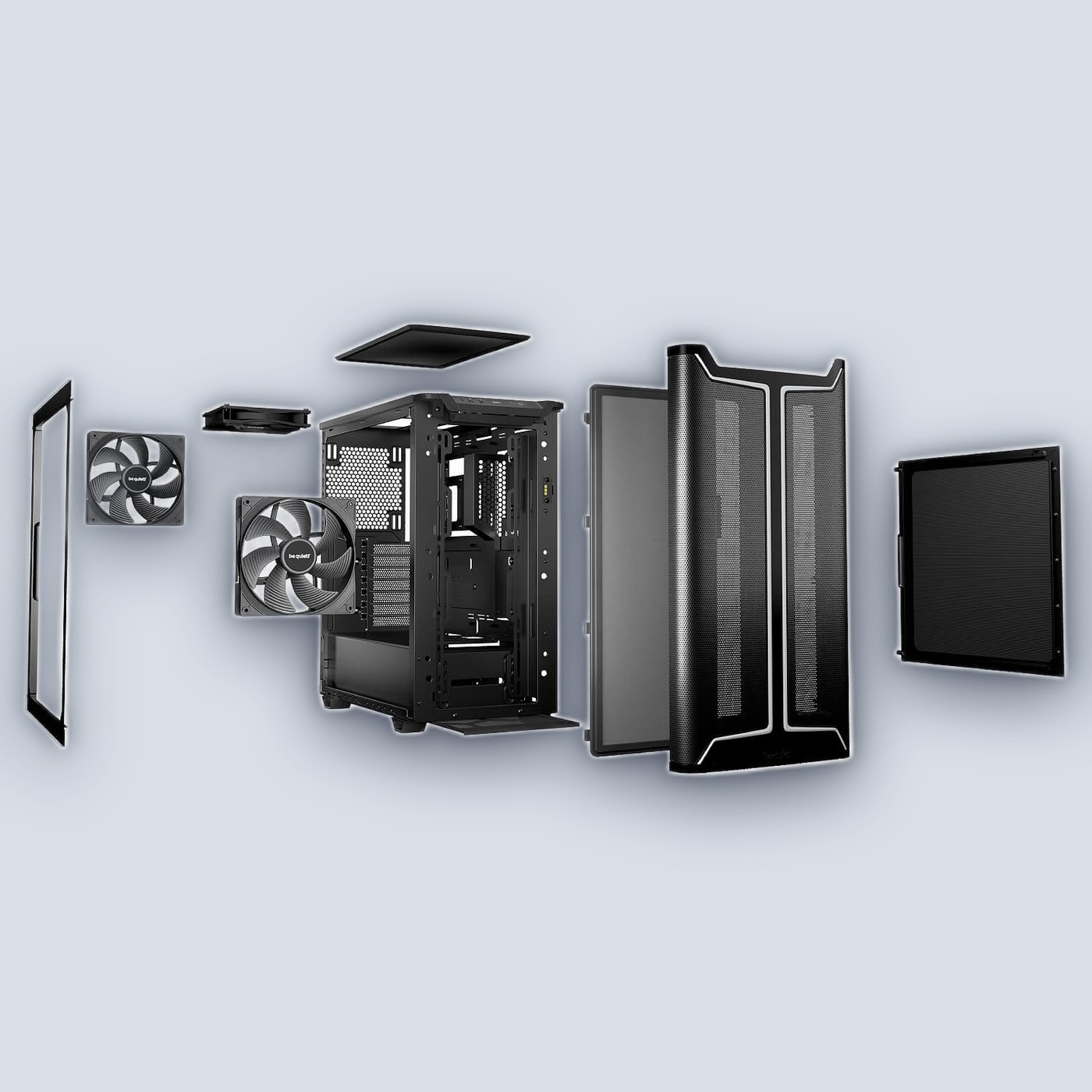 be quiet! PURE BASE 501 DX Black PC Case — image 4