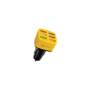 Green Lion GCC-05 Multiport Car Charger – Yellow