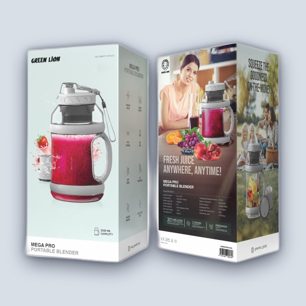 Green Lion Green Lion Mega Pro Portable Blender – White