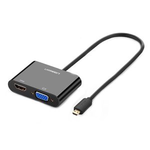 UGREEN Micro HDMI to HDMI/VGA M115 Converter
