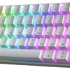HK GAMING KEYBOARD GK61 WHITE Mechanical Keyboard בWhite