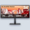 LG 34″ UltraWide IPS QHD 60Hz 5ms 3800R Curved Monitor