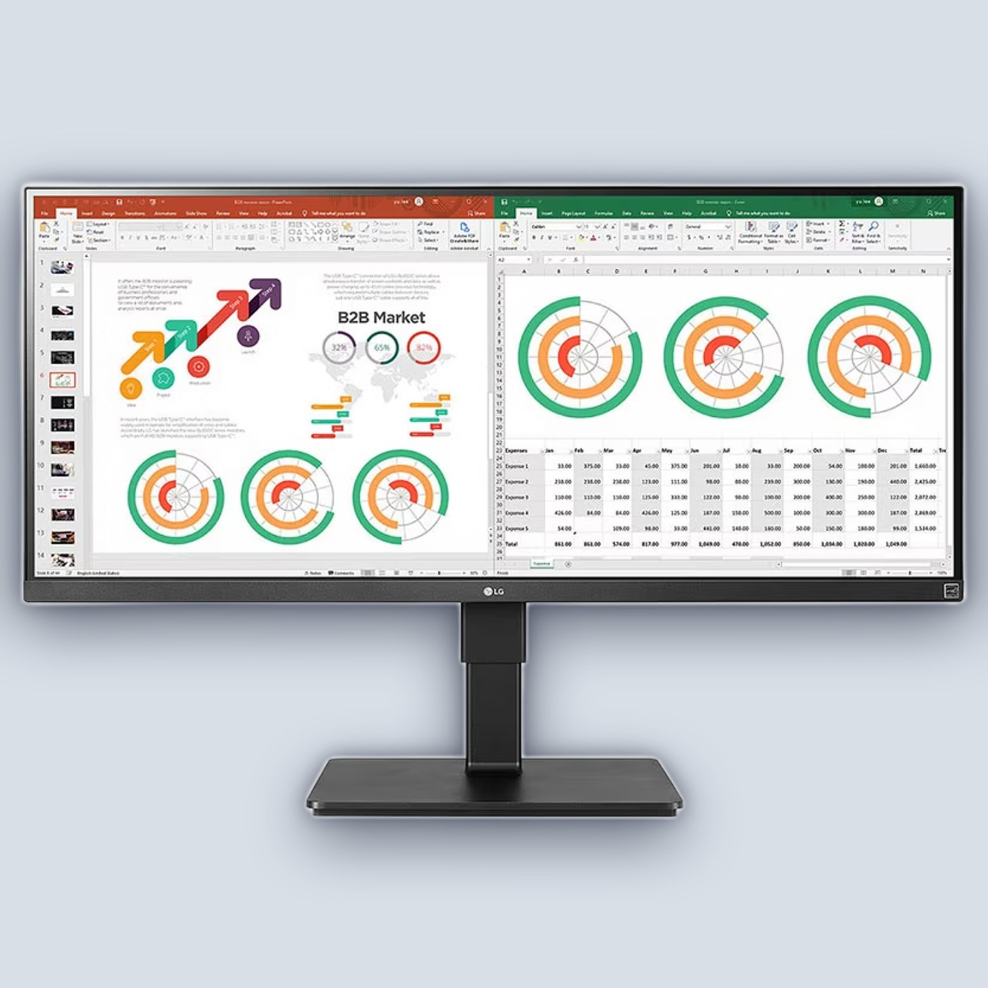 LG 34″ UltraWide IPS 2K QHD 60Hz 5ms Monitor