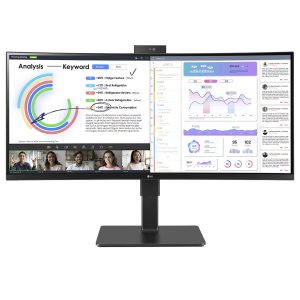 LG 34″ UltraWide IPS WQHD 60Hz 5ms 3800R Curved Monitor