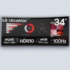 LG 34″ UltraWide VA QHD 100Hz 5ms 1800R Curved Monitor