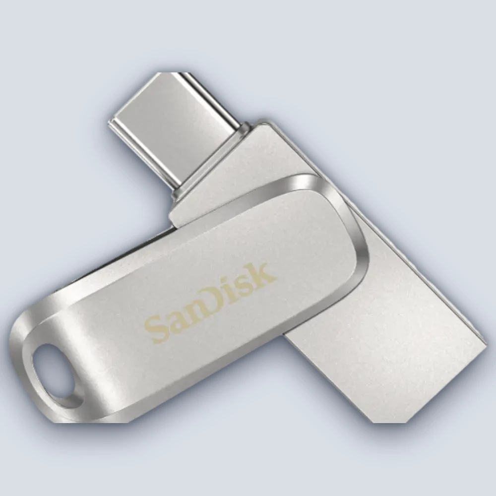 Sandisk Sandisk DUAL USB3.1/TYPEC LUXE 256GB Flash Drive