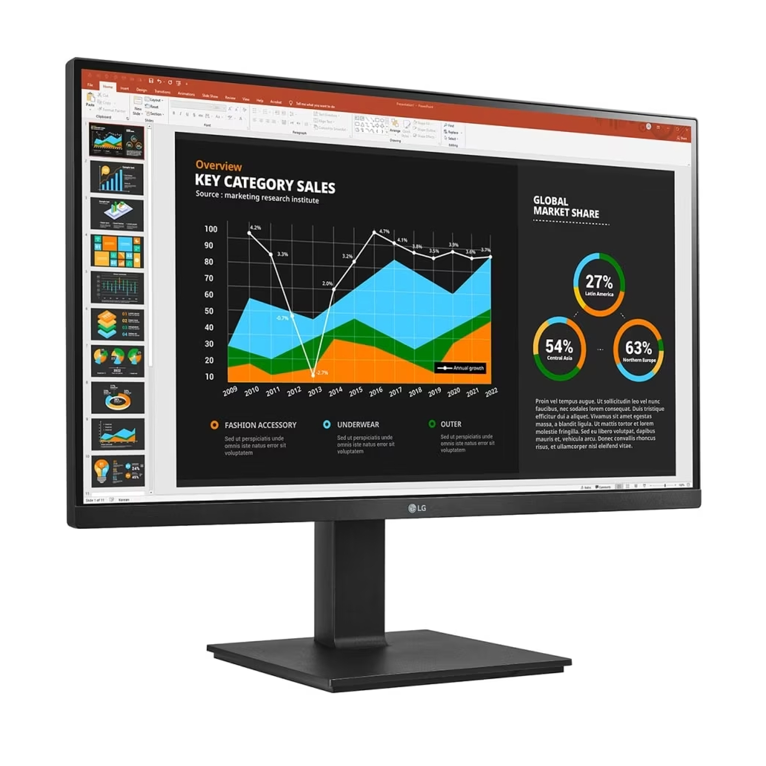 LG 27" IPS QHD 75Hz 5ms Monitor — image 2