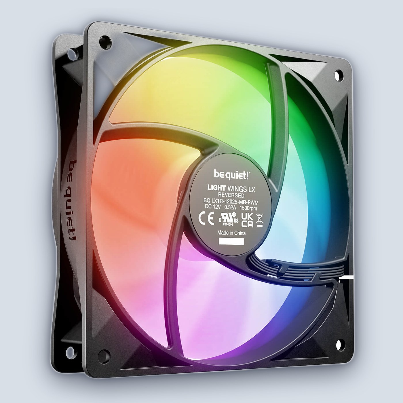 be quiet! Light Wings LX 120mm PWM Reverse Fan — image 2